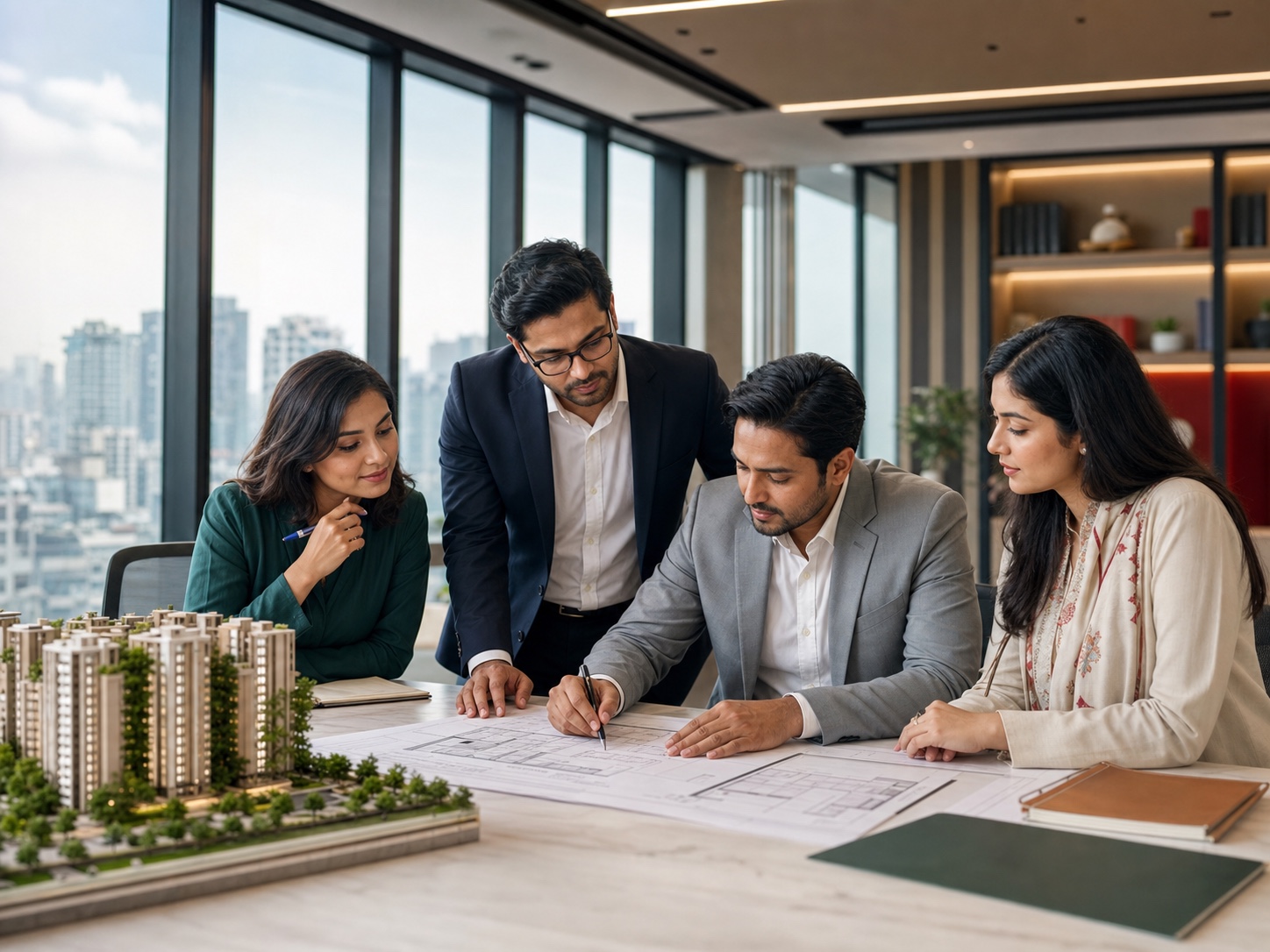 Property Bangladesh team collaborating in a Dhaka office